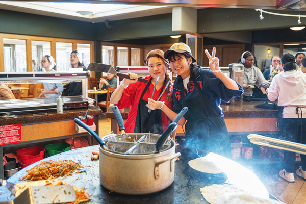 Two cooks serve up authentic flavors